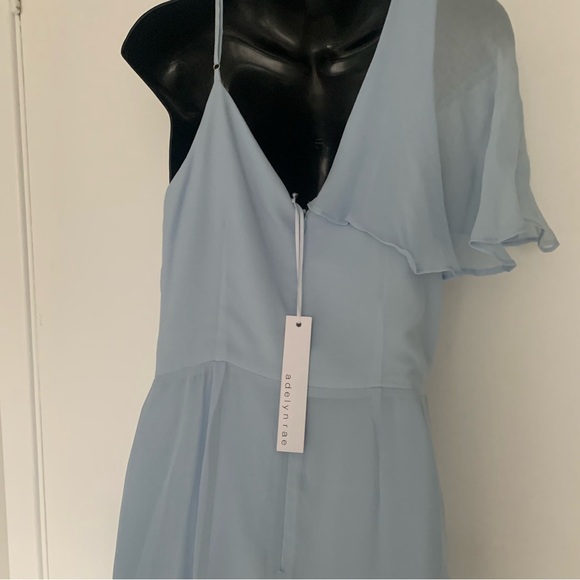 NWT Adelyn Rae Rita Asymmetrical Dress Baby blue - Picture 9 of 10